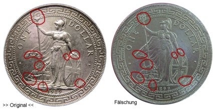Tradedollar-Fälschungen